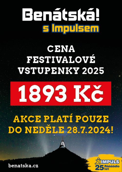 BENÁTSKÁ! 2025 - celofestivalová