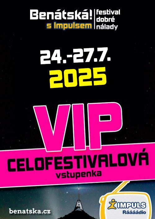 BENÁTSKÁ! 2025 - celofestivalová VIP